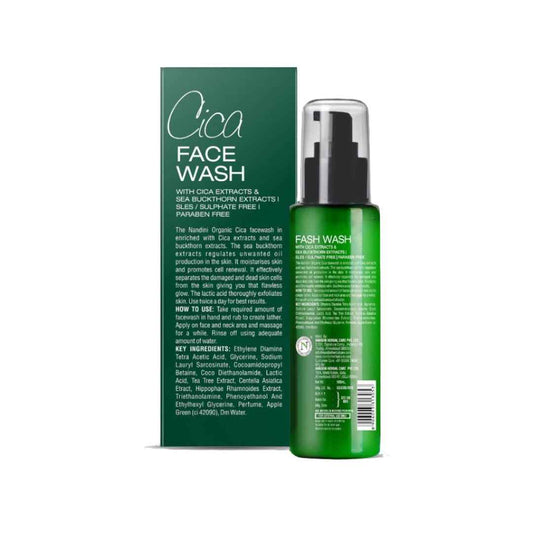 Nandini Organic Cica Facewash Face Wash (100 ml)