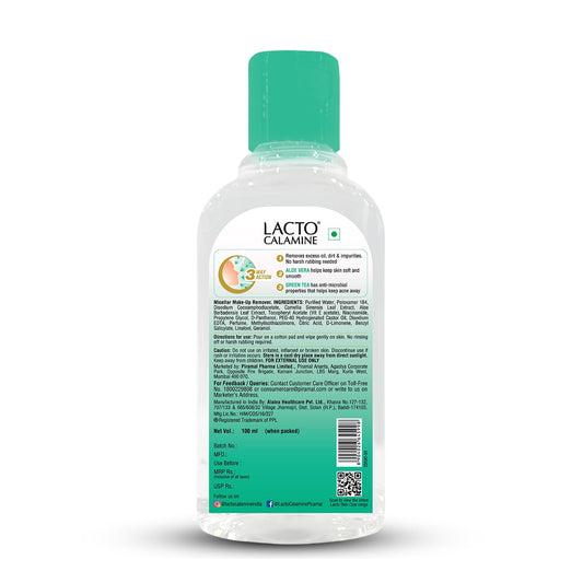 Lacto Calamine Micellar Water Makeup Remover – 100ml