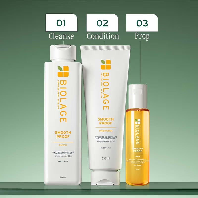 Matrix Biolage Smoothproof Professional Conditioner For Frizzy Hair, 72 Hrs Frizz Control (98gm)