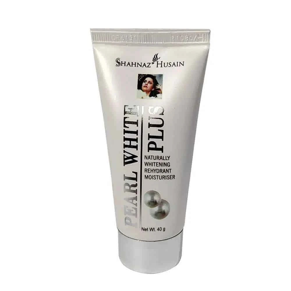 Shahnaz Husain Precious Pearl White Plus Cream Naturally Whitening Rehydrant Moisturiser 40gm