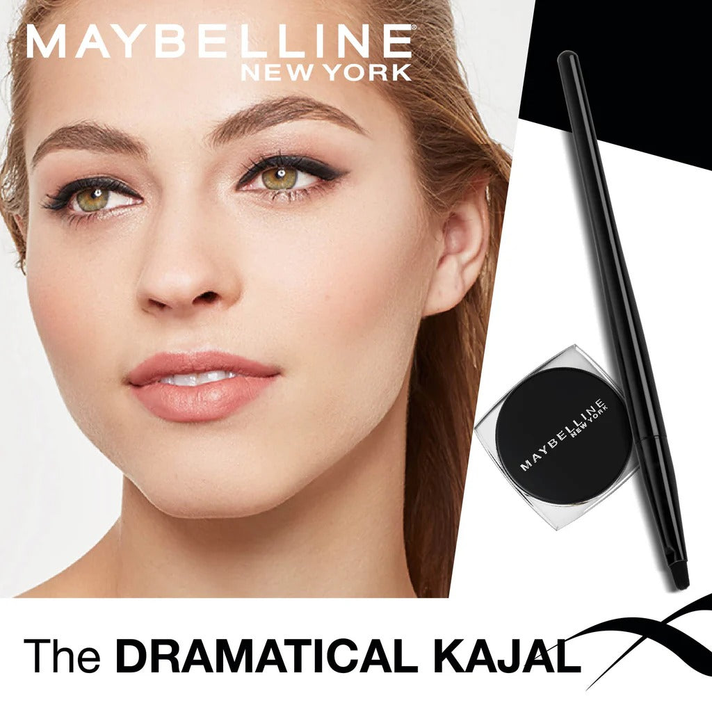 Maybelline New York Lasting Drama Gel Eyeliner - Blackest Black, 2.5 g