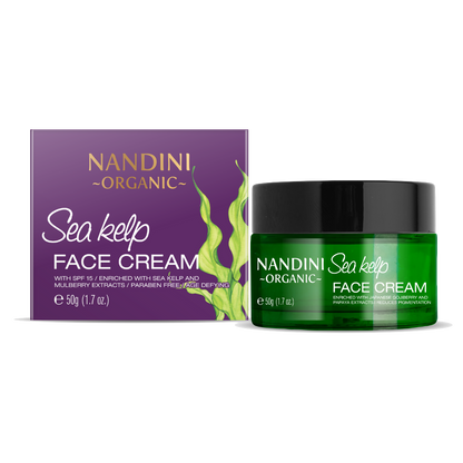 Nandini Organic Sea Kelp Face Cream with SPF 15