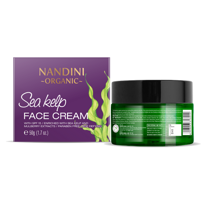 Nandini Organic Sea Kelp Face Cream with SPF 15