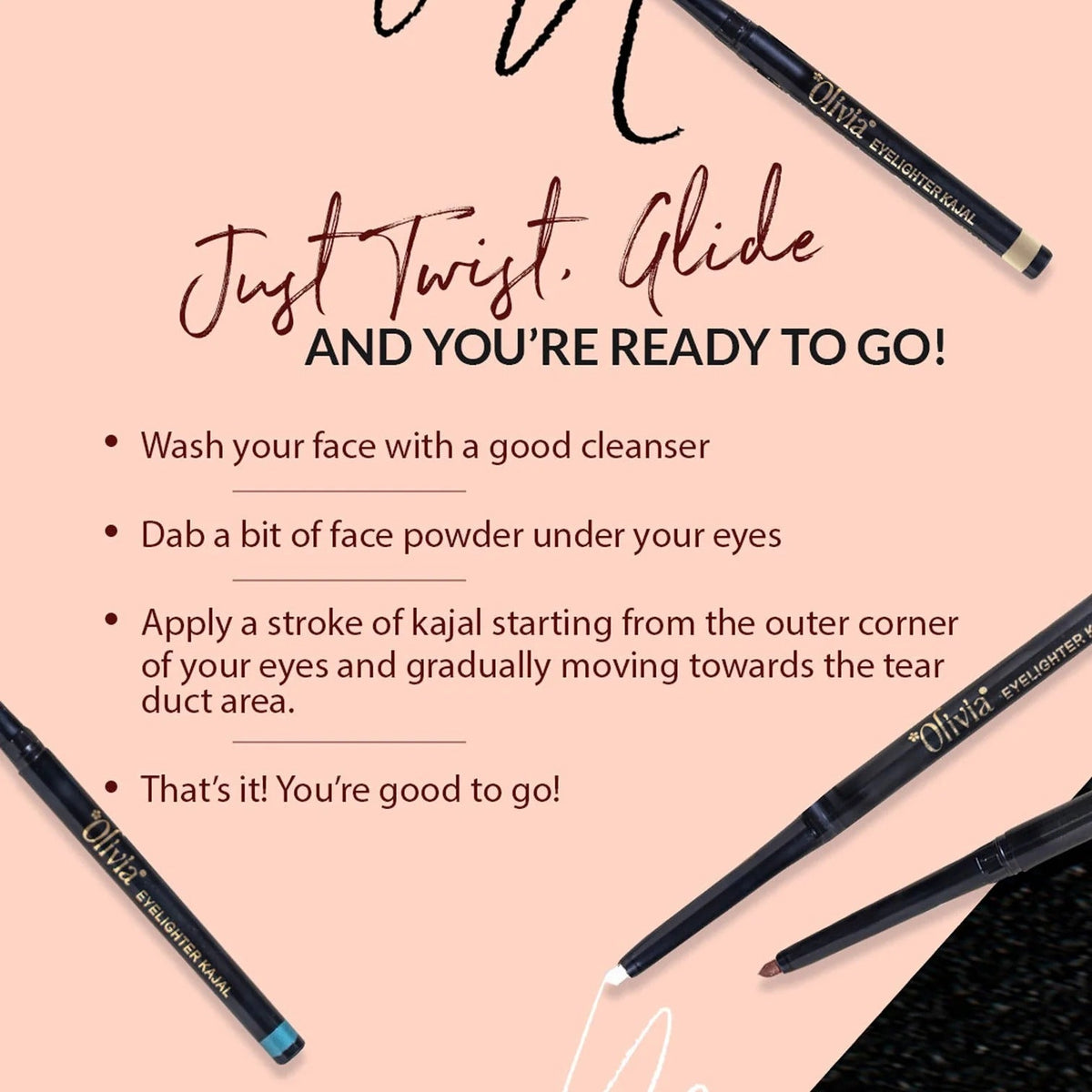 Olivia Eye Lighter Kajal Bright White