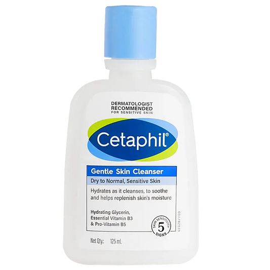 Cetaphil Gentle Skin Cleanser - For Face & Body, Dry & Sensitive Skin, 125 ml