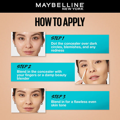 Maybelline New York Fit Me Concealer 6.8 ml (20 Sand, 50 Cafe, 25 Medium)