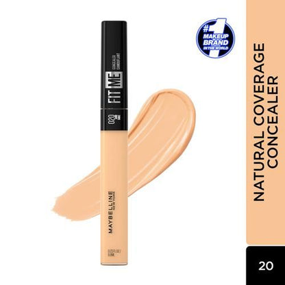 Maybelline New York Fit Me Concealer 6.8 ml (20 Sand, 50 Cafe, 25 Medium)