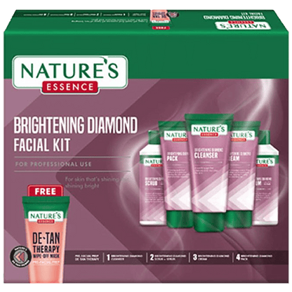 Natures Essence Brightening Diamond Facial Kit, 6 pcs