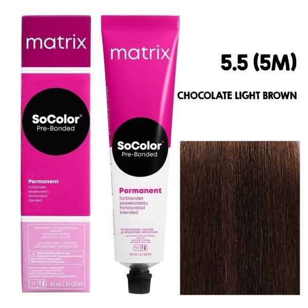 Matrix SoColor Permanent Hair Color Cream 5.5 Chocolates 90ml