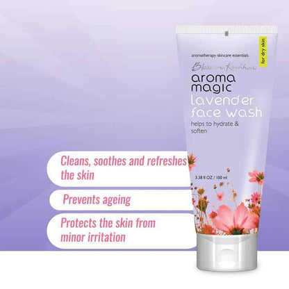 Aroma Magic Lavender Face Wash For Dry Skin (100ml)