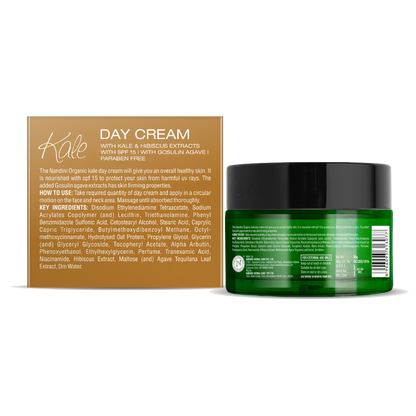 Nandini Organics Kale Day Cream With SPF 15, With Kale & Hibiscus Extracts,