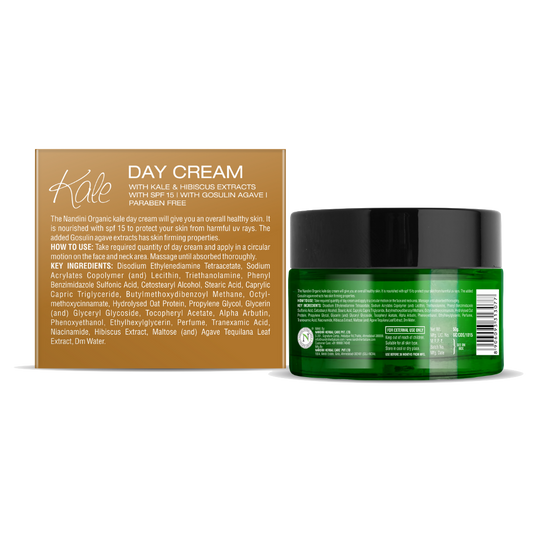 Nandini Organics Kale Day Cream With SPF 15, With Kale & Hibiscus Extracts,
