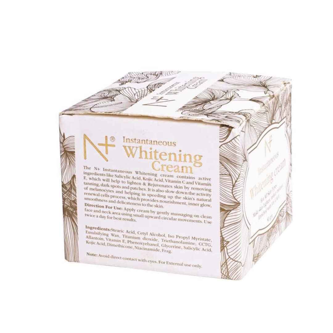 N Plus Whitening Cream - Make Skin Lighten, Reduce Melanin - Enriched with Vitamin C and E