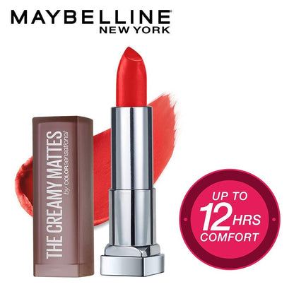 Maybelline New York Color Sensational Creamy Matte Lipstick Collection Shade(500-817)