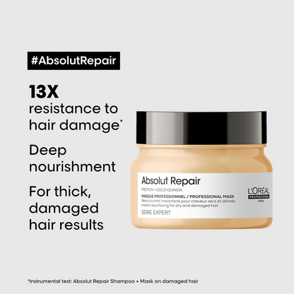 L'Oreal Professionnel Absolut Repair Hair Mask For Dry and Damaged Hair (490gm)