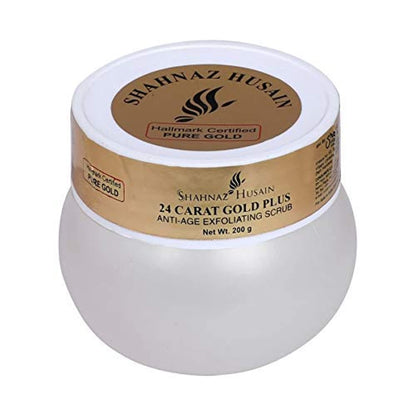 Shahnaz Husain 24 carat Gold Plus Anti-Age Exfoliating Scrub 200gm
