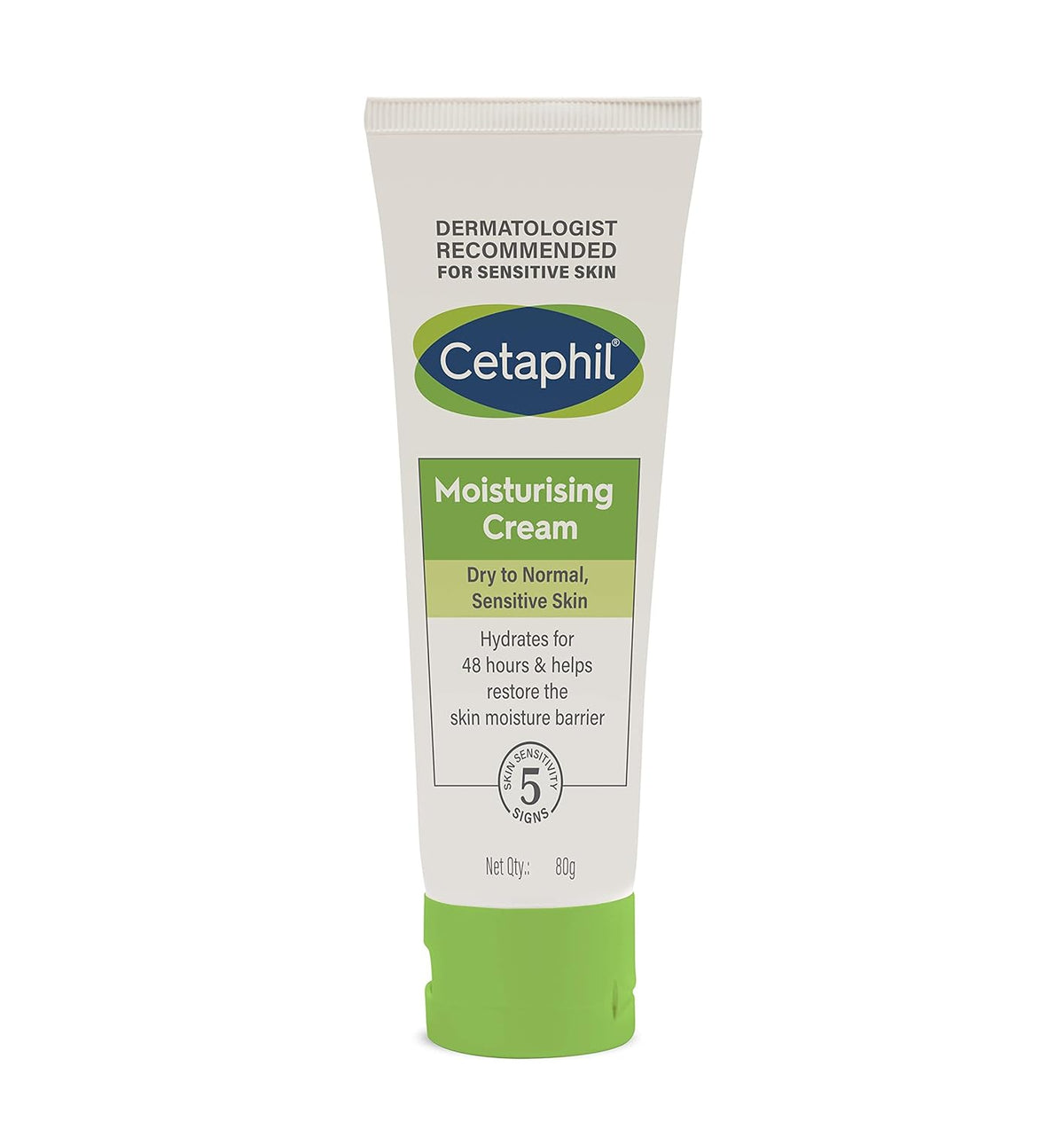 Cetaphil Moisturising Cream for Face & Body, Dry to Normal skin, 80 gm