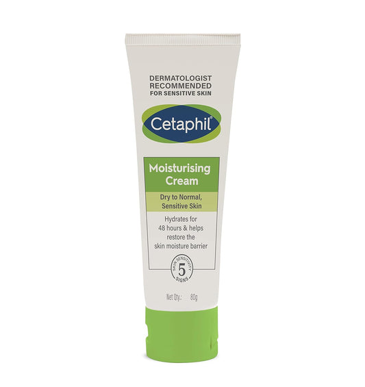 Cetaphil Moisturising Cream for Face & Body, Dry to Normal skin, 80 gm