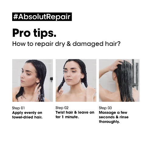 L'Oreal Professionnel Absolut Repair Hair Mask For Dry and Damaged Hair (490gm)
