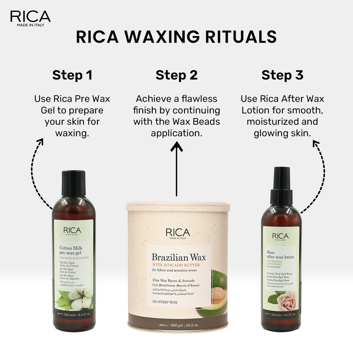 Rica Brazilian Wax, 800 ml
