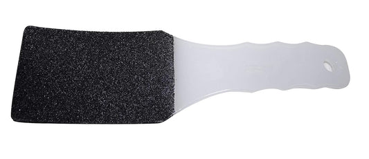 Double-Sided Curved Foot File & Callus Remover for Smooth Feet (Grey)