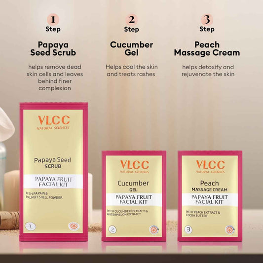 VLCC Salon Series Fruit Facial Kit - ( 6 Facials ) - 300 g