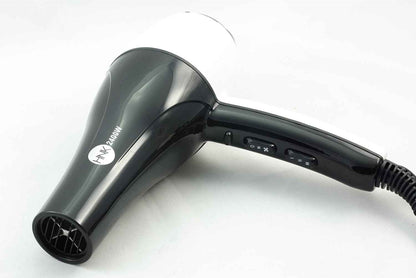 HNK TURBO Hair Dryer 2400W (White/Black)