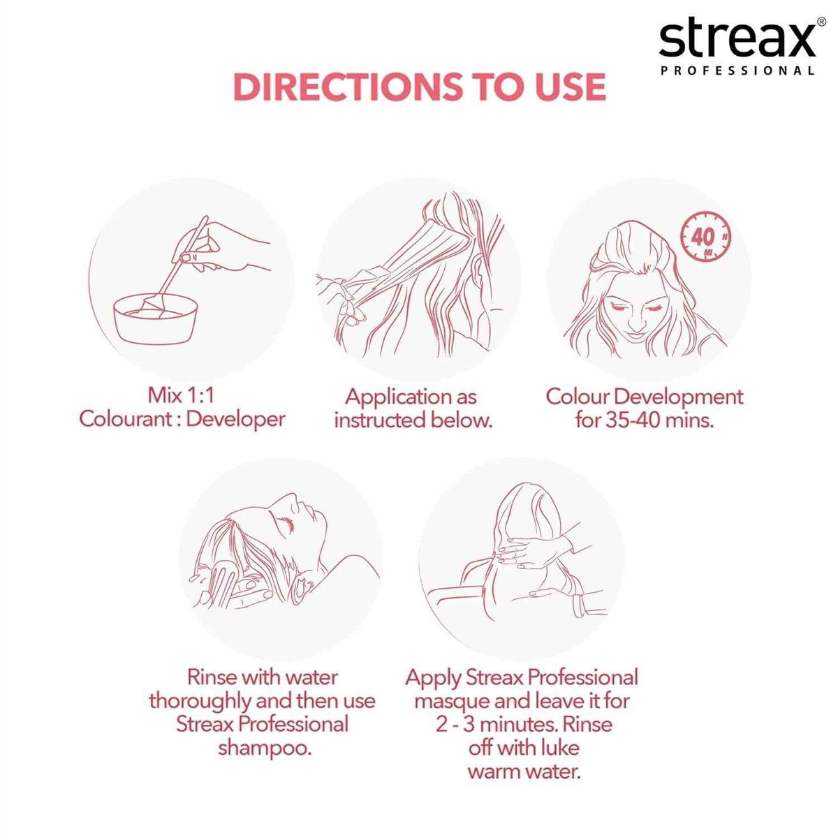 Streax Professional Argan Secrets Permanent Hair Colourant Cream - Soft Black 2 (Enriched with Argan Oil) 60 gm