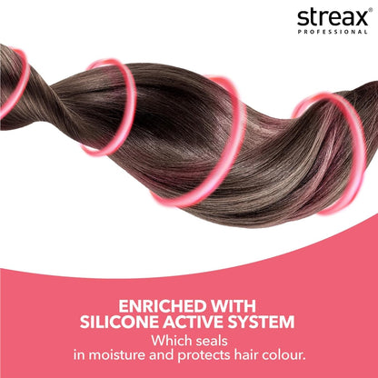 Streax Professional Argan Secrets Permanent Hair Colourant Cream - Natural Black 1 (Enriched with Argan Oil) 60 gm