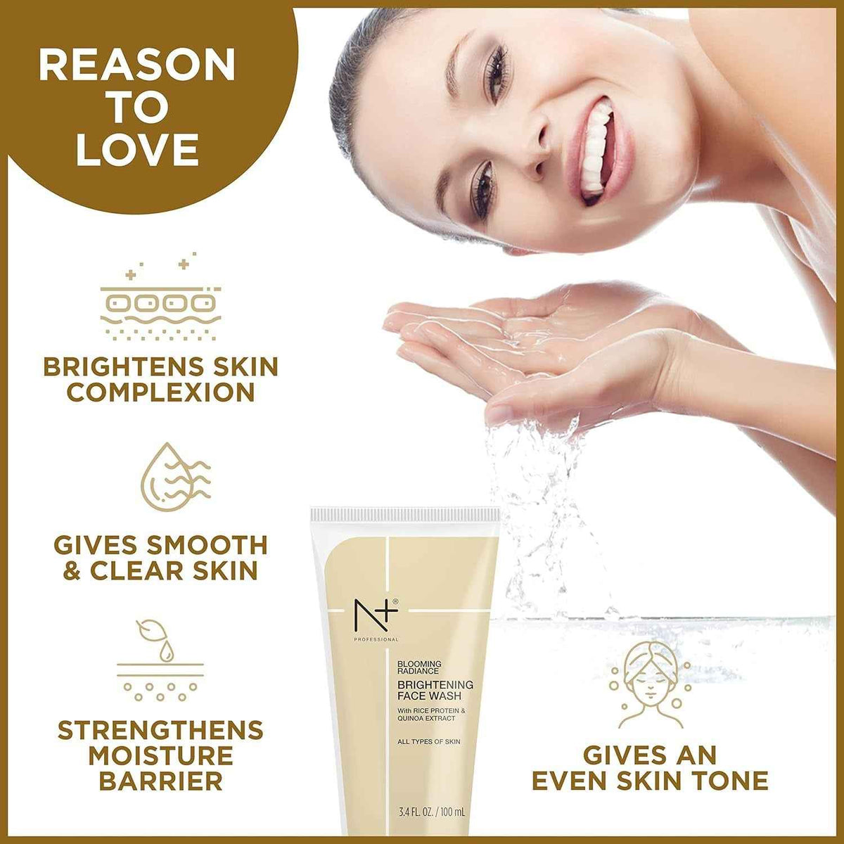 N Plus Professional Blooming Radiance Brightening Face Wash