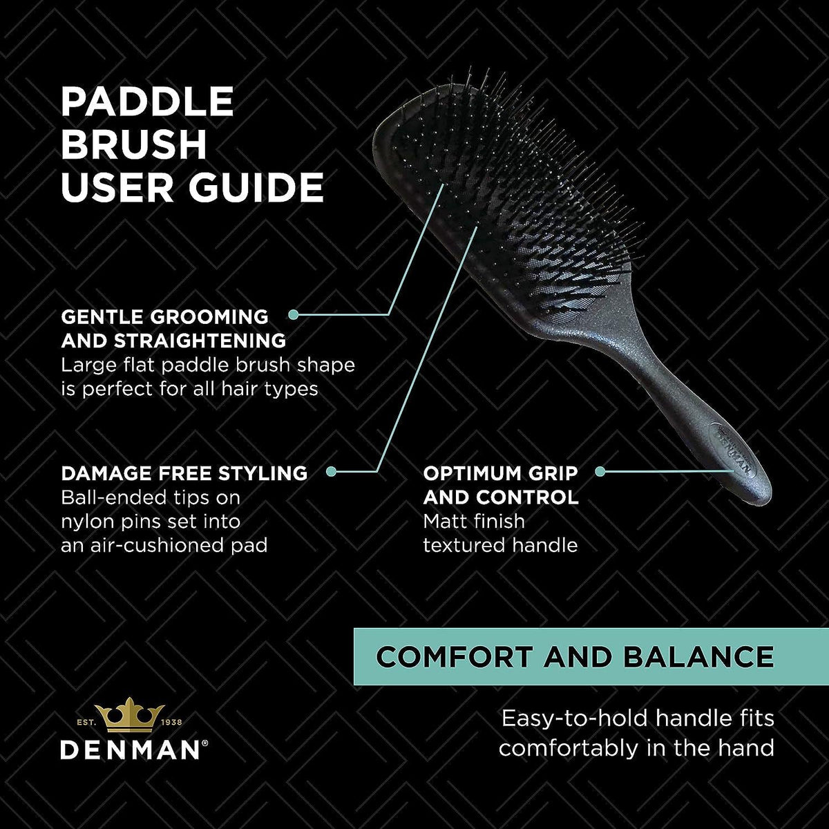 Denman D83 Paddle Brush