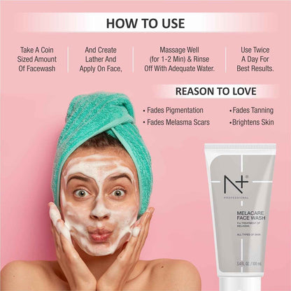 N Plus Professional Melacare Face Wash - 100ml
