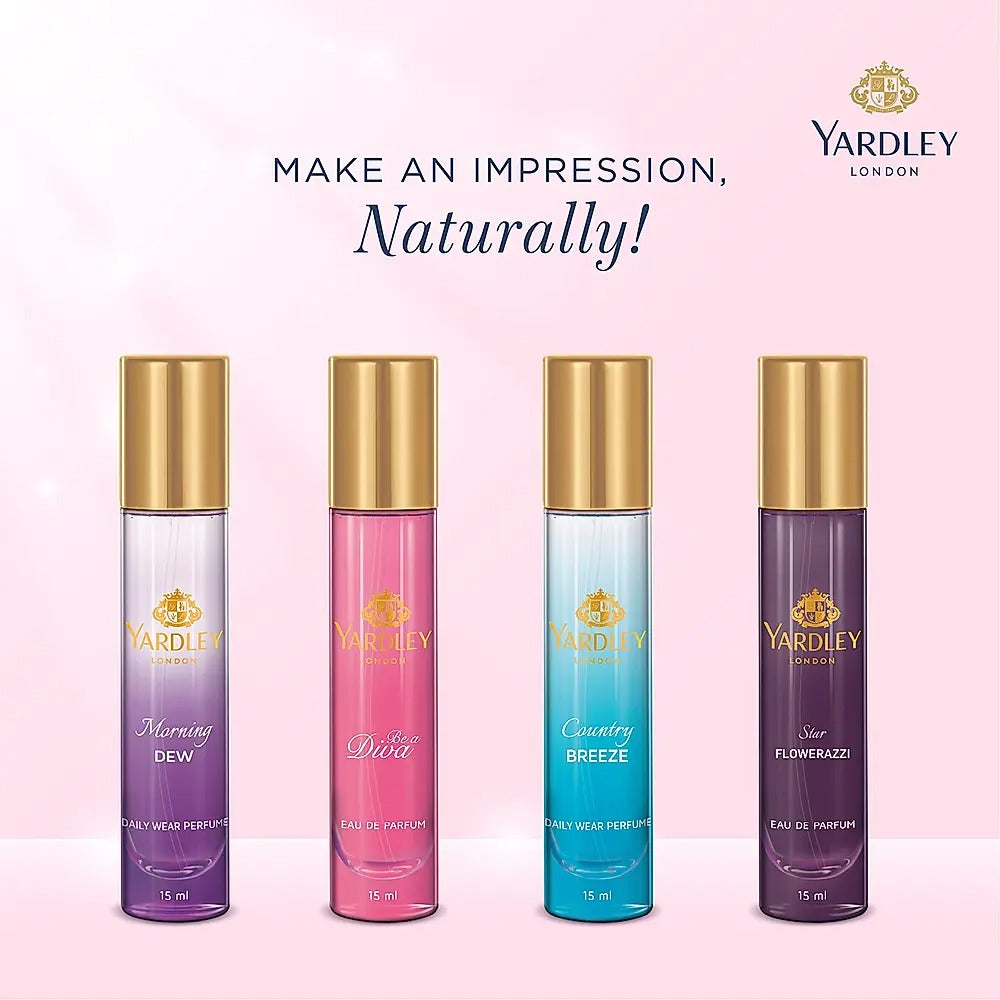 Yardley London Luxury Perfume Gift Set – 15ml x 4