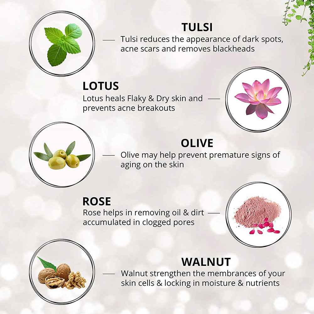 Aaryanveda Pearl Spa Facial Kit All Type Skin Solution Unisex For Fairness 210g