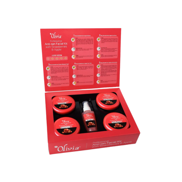 Olivia Professional Anti-tan Facial Strawberries And Apple 400gm