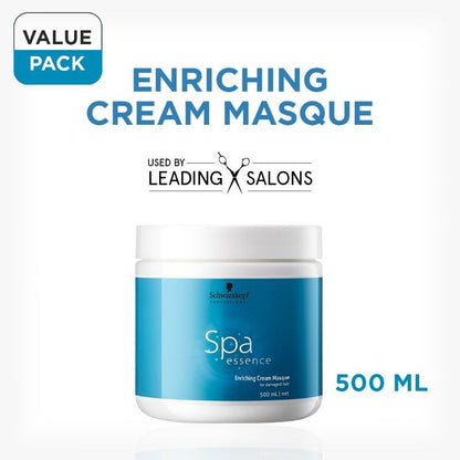 Schwarzkopf Professional Spa Essence Enriching Cream Masque for Damaged Hair (500ml)
