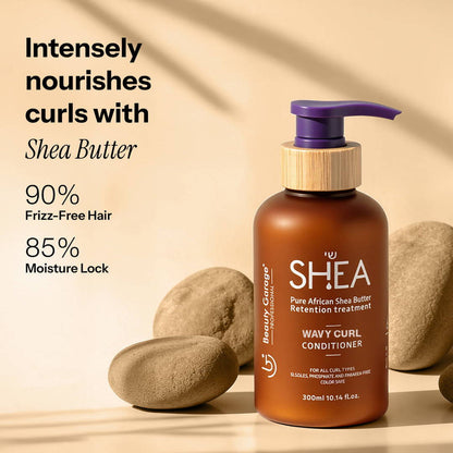 Beauty Garage Shea Retention Wavy Curl Conditioner – 300ml