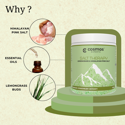 Cosmos Experts Bath Salt Lemongrass (500gm, 1000gm, 4Kg)