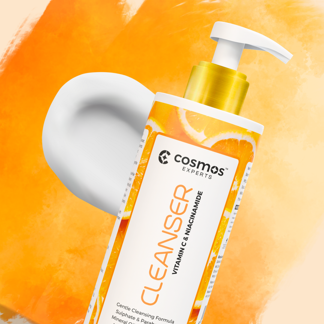 Cosmos Experts Vitamin C Cleanser – Brightening & Hydrating Face Wash (Available in 200ml & 500ml)