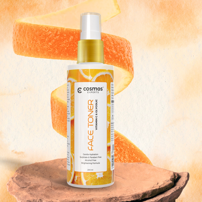 Cosmos Experts Vitamin C Toner – Brightening & Hydrating Skin Refresh (Available in 200ml & 500ml)