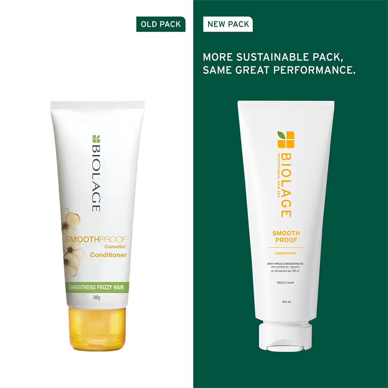 Matrix Biolage Smoothproof Professional Conditioner For Frizzy Hair, 72 Hrs Frizz Control (98gm)