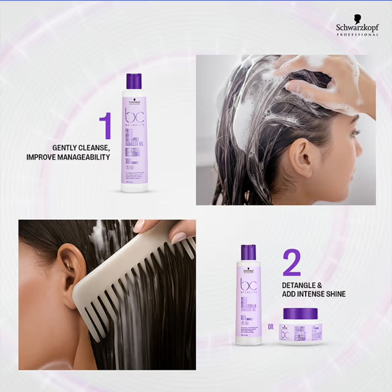 Schwarzkopf Professional Bonacure Frizz Away Conditioner with Babassu Oil  200ML