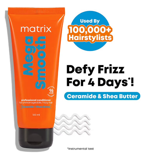 Matrix Opti.Care Professional Conditioner for Frizzy Hair with Shea Butter Upto 4 Days Frizz Control (98gm)