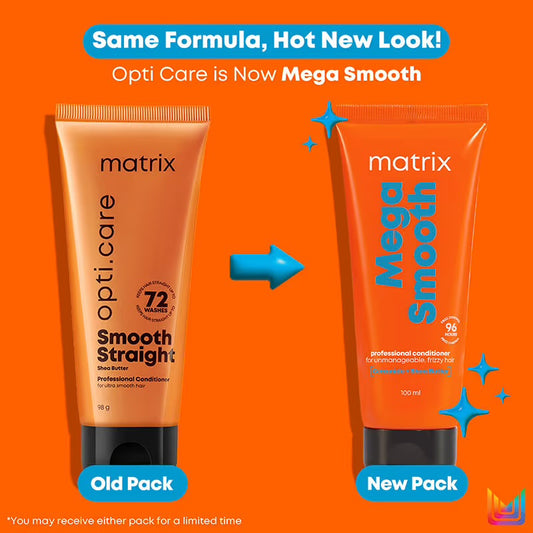Matrix Opti.Care Professional Conditioner for Frizzy Hair with Shea Butter Upto 4 Days Frizz Control (98gm)