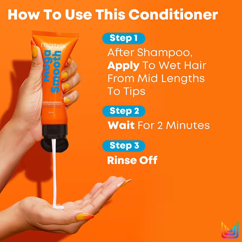 Matrix Opti.Care Professional Conditioner for Frizzy Hair with Shea Butter Upto 4 Days Frizz Control (98gm)