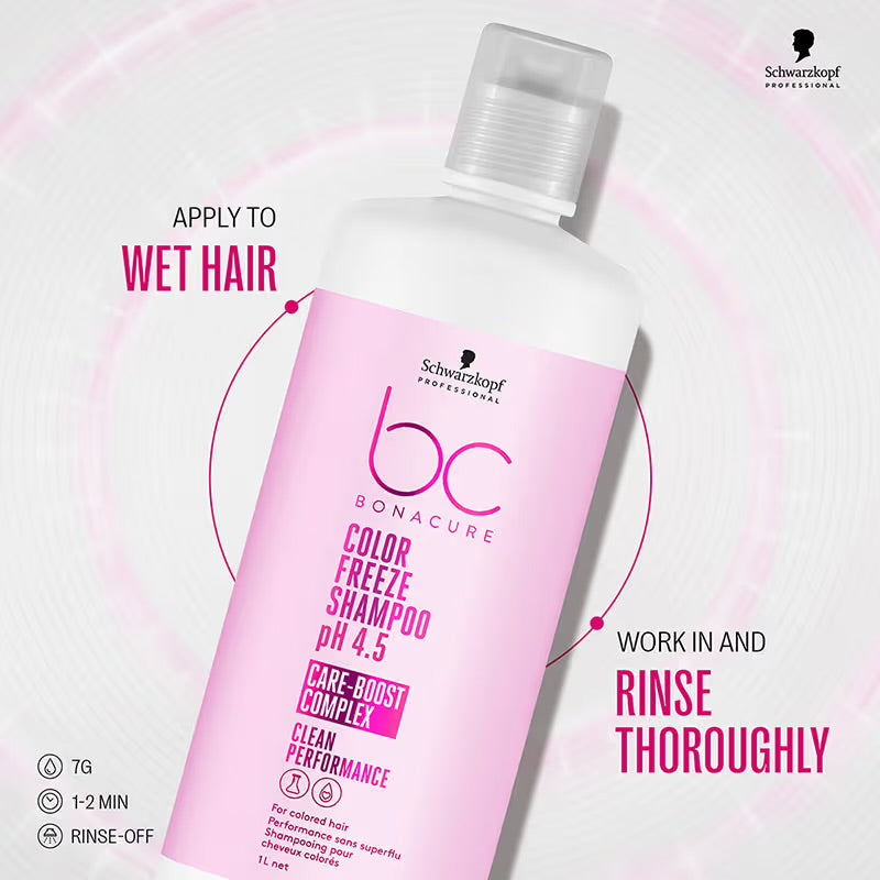Schwarzkopf Professional Bonacure Color Freeze shampoo pH 4.5 1000ML