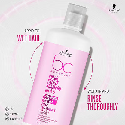 Schwarzkopf Professional Bonacure Color Freeze shampoo pH 4.5 1000ML
