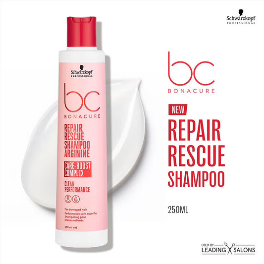 Schwarzkopf Professional Bonacure Repair Rescue Shampoo with Arginine, 250ml