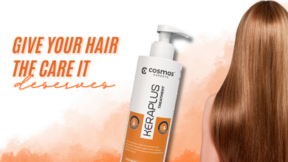 Cosmos Experts Keraplus Treatment – Advanced Hair Repair & Smoothening Formula (Available in 100ml, 500ml, & 1000ml)