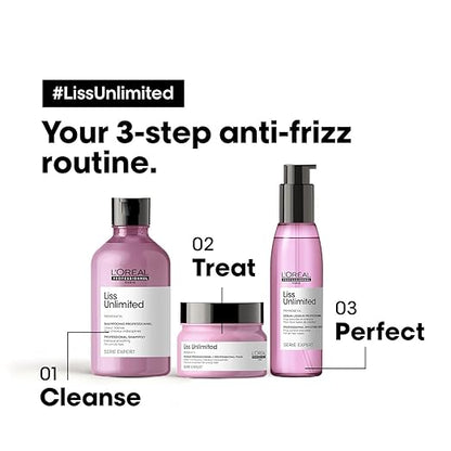 L'Oréal Professionnel Liss Unlimited Shampoo for Frizzy & Unruly Hair | With Pro-Keratin  (1500 ml)
